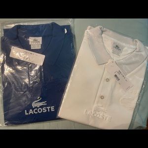 Lacoste Polos NWT